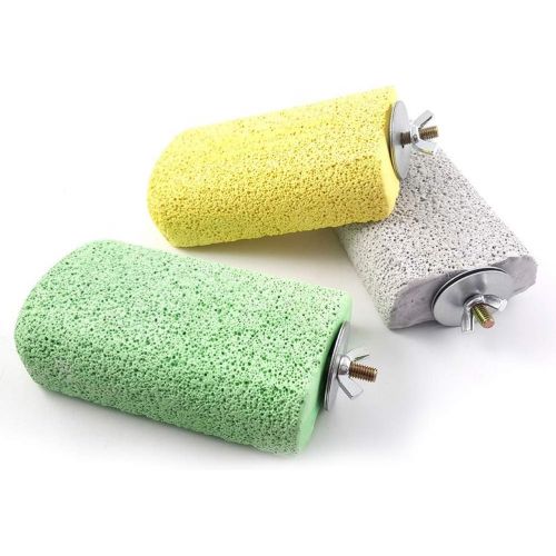 POPETPOP Chinchilla Lava Rock-Rodent Ledge Pet Safe Pumice Chew Toy for Healthy Teeth Lava Stone Pets-Colors Vary