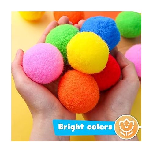  POPLAY 36PCS Reusable Water Balls, Reusable Water Balloons Summer Pool Toys for Kids Outdoor Games