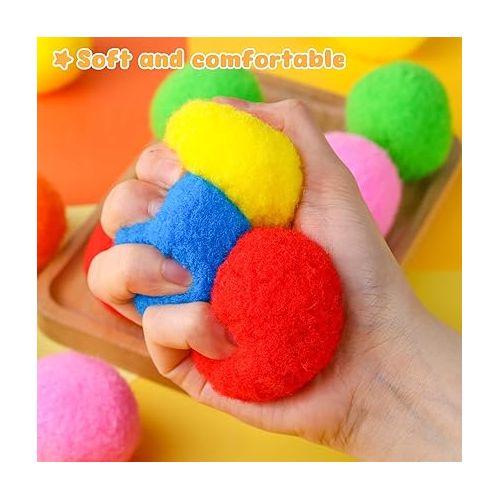  POPLAY 36PCS Reusable Water Balls, Reusable Water Balloons Summer Pool Toys for Kids Outdoor Games