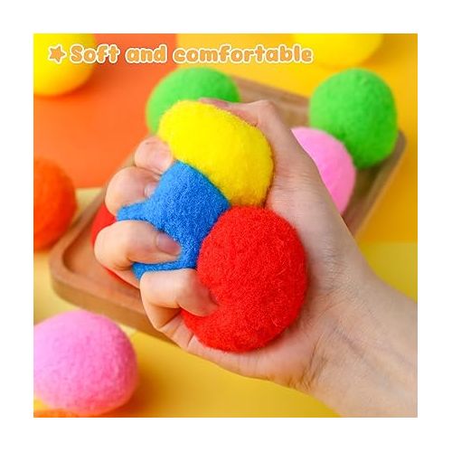  POPLAY 60PCS Reusable Water Balls, Summer Pool Toys Reusable Water Balloons for Kids Outdoor Games