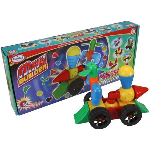  Popular Playthings Mag Builder Building Set (40 Piece)