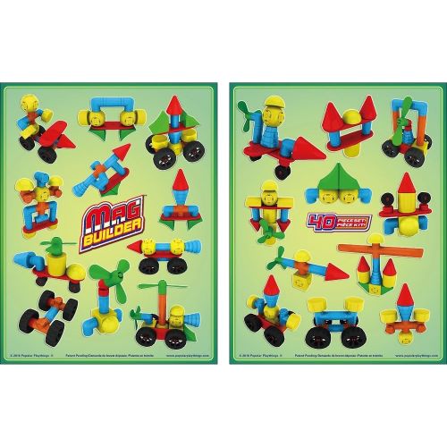  Popular Playthings Mag Builder Building Set (40 Piece)