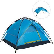 PORLAE Camping Pop Up Tent 3-4 Person Quick Setup Family Beach Outdoor Tents UV Protection with Carry Bag