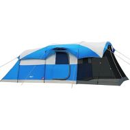 PORTAL 6 Person Camping Tent with Porch, Family Cabin Tent with Spacious Space, Water Resistant, Excellent Ventilation for Camping Outdoor Party Gathering