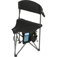 PORTAL Extra Large Quick Folding Tripod Stool with Backrest Fishing Camping Chair with Carry Strap캠핑 의자