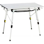 [아마존베스트]PORTAL Outdoor Folding Portable Picnic Camping Table with Aluminum Legs Adjustable Height Roll Up Table Top Mesh Layer