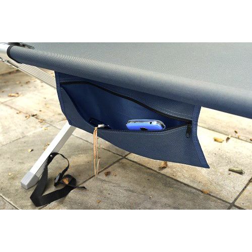  PORTAL Crazy Summer Sales Aluminum Portable Folding Military Cot (Blue) - GI Bed | Military Bed | Foldable cot | Camping Cot | Camping Bed | Outdoor Sleeping | Tent Sleeping | Napping | R