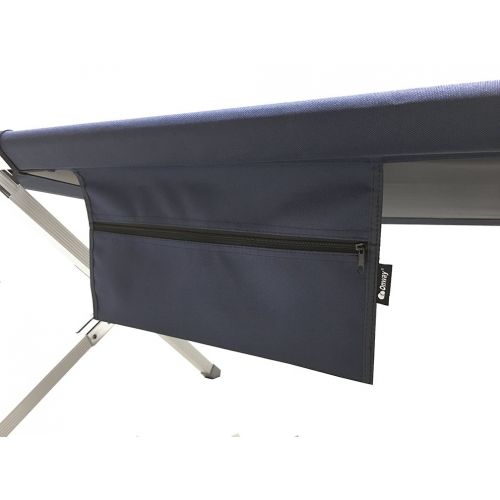  PORTAL Crazy Summer Sales Aluminum Portable Folding Military Cot (Blue) - GI Bed | Military Bed | Foldable cot | Camping Cot | Camping Bed | Outdoor Sleeping | Tent Sleeping | Napping | R