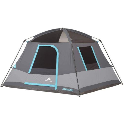  PORTAL OZARK TRAIL 10 x 9 Dark Rest Cabin Tent, Sleeps 6 with Quad Folding Camp Chair