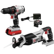 PORTER-CABLE PCCK603L2 20V Max Drill and Reciprocating Saw Combo Kit