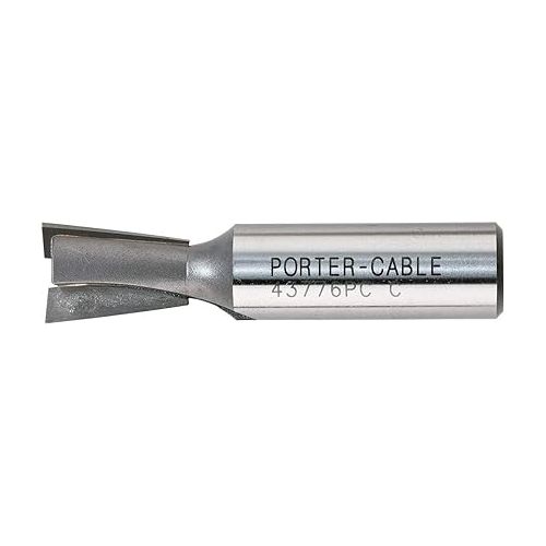  PORTER-CABLE Router Bit, 7 Degree, Carbide-Tipped, Dovetail, 17/32-Inch (43776PC)