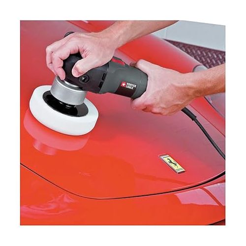  PORTER-CABLE Car Polisher and Buffer, 6-Inch, Orbital, Variable Speed (7424XP)