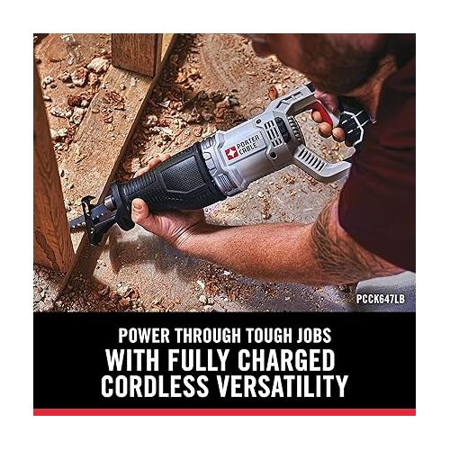  PORTER-CABLE PCCK6118 20V MAX* Lithium Ion 8-Tool Combo Kit