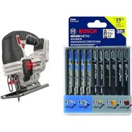 PORTER-CABLE 20V MAX* Jig Saw (PCC650B) and BOSCH T5002 T-Shank Jig Saw Blade Set