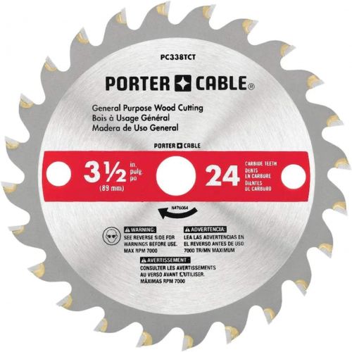  Porter Cable PC338MULTI 3 pack Circular Saw Blades 3-1/2