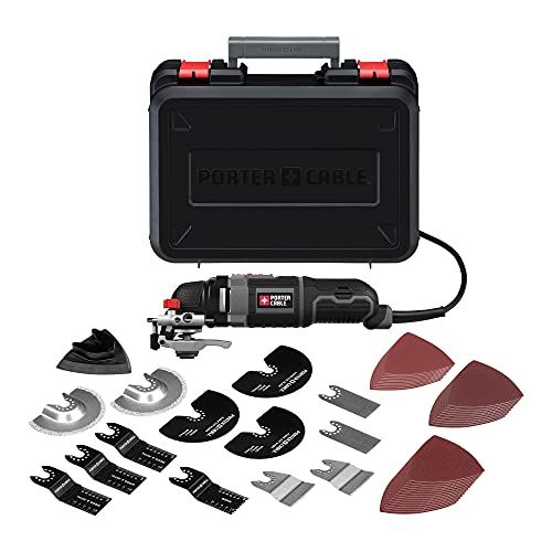  PORTER-CABLE Oscillating Tool Kit, 3-Amp, 52 Pieces (PCE605K52)