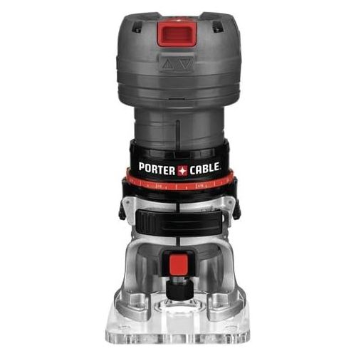  [아마존베스트]PORTER-CABLE Porter Cable Router, Variable Speed, 1/4-Inch Laminate Trimmer, 5.6-Amp (PCE6435)