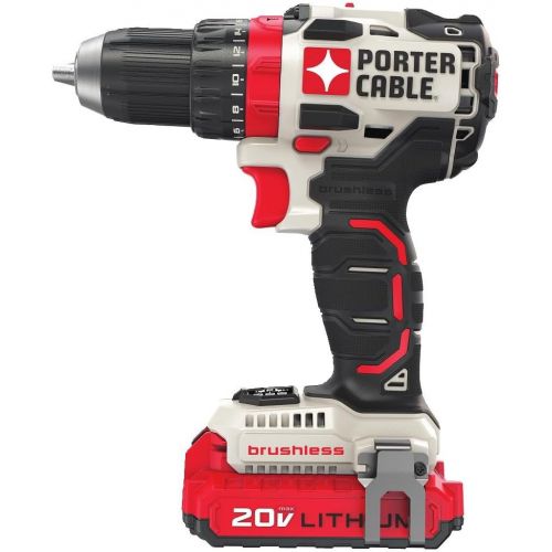  PORTER-CABLE PCCK607LB 20V MAX Brushless Cordless Drill Driver, 12