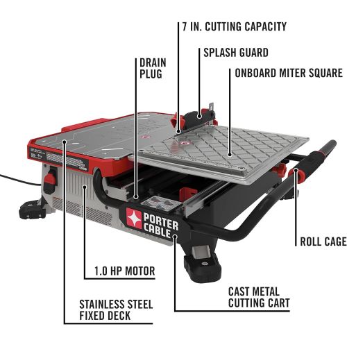  PORTER-CABLE Wet Tile Saw (PCE980)