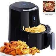 POSAME Posame Air Fryer 3 Quarts,Digital Electric Hot Air Fryer with 8 Cooking Presets,Oilless Deep Fryer Healthy Cooking,LCD Touch Screen,Automatic Shut Off,Memory Function,1400-Watt, Fa