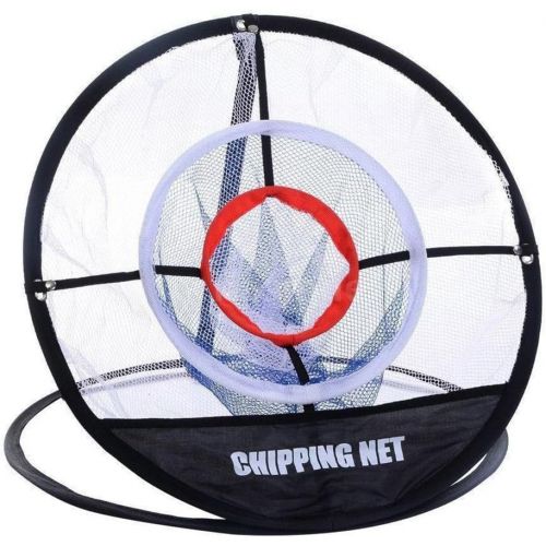  POSMA ST080D Metal Golf Swing Trainer Club Champ Swing Groover Bundle Set with 1pc Portable Golf Training Chipping Net Hitting Aid Practice in/Outdoor Bag