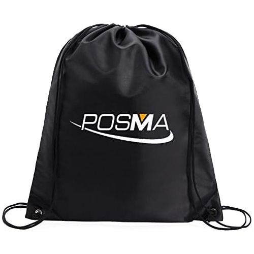  POSMA ST080C Metal Golf Swing Trainer Club Champ Swing Groover and Weight Power Swing Ring + Lead Weight Tapes with Posma Black Cinch Sack Carry Bag- Golf Training Aid