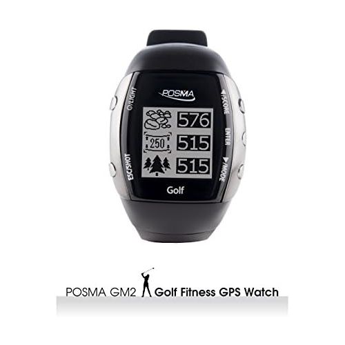  [아마존베스트]Posma New GM2Golf Fitness GPS RangefinderActivity Tracker with Built-in Green Heart Rate Monitor Bluetooth Android IOS APP, to connect with your smartphone and iPhone