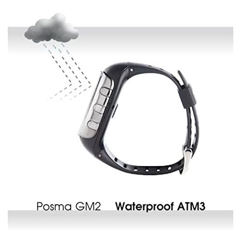  [아마존베스트]Posma New GM2Golf Fitness GPS RangefinderActivity Tracker with Built-in Green Heart Rate Monitor Bluetooth Android IOS APP, to connect with your smartphone and iPhone