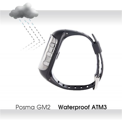  [아마존베스트]Posma New GM2Golf Fitness GPS RangefinderActivity Tracker with Built-in Green Heart Rate Monitor Bluetooth Android IOS APP, to connect with your smartphone and iPhone