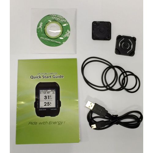  POSMA D3 GPS Cycling Bike Computer Speedometer Odometer with Navigation, ANT+ Support Strava and MapMyRide (BHR20 Heart Rate Monitor and BCB20 SpeedCadence Sensor Bundle Option Av