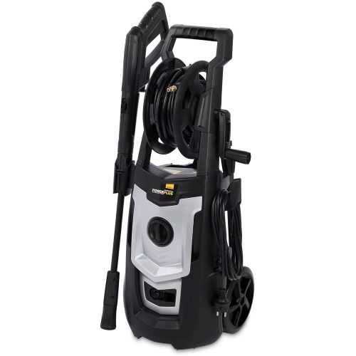  Powerplus powxg90410420L/H 1800W Hochdruck Schwarz Silber Reinigungstuch, oder HochdruckreinigerHochdruckreiniger (Elektro, 5m, schwarz, silber, 420l/h, 1800