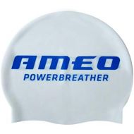 Besuchen Sie den POWERBREATHER-Store POWERBREATHER Swim Cap Silicon White One Size by AMEO (Badekappe, Badehaube, Schwimmkappe, Schwimmmuetze, Silikon)