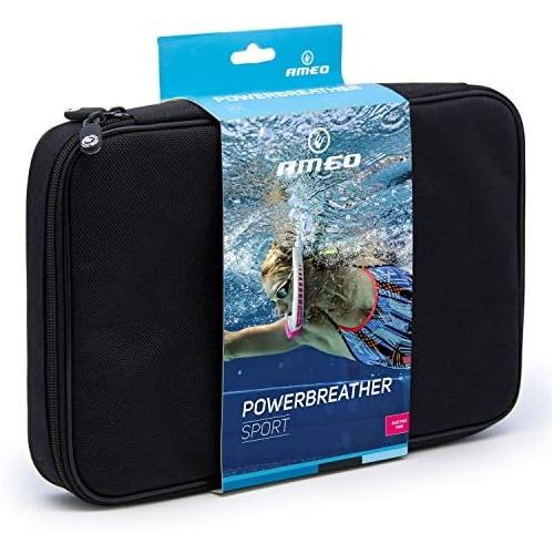  POWERBREATHER Sport Schnorchel - 100% frische Luft und 100% trocken - Schnorchel mit patentierter Ventiltechnik by AMEO Sports - Farbvariante