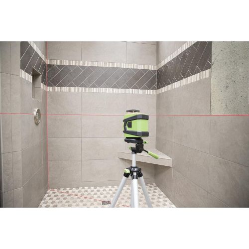  POWERSMITH PowerSmith PLCL360T Self-Leveling 360° Cross-Line Laser Level wTripod