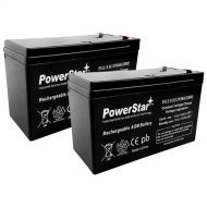 PowerStar-2 Pack- 12V 9AH SLA Battery/Razor Dirt Quad Electric/Scooter/Offroad/4 Wheeler