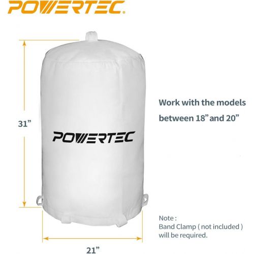  POWERTEC DC1512 1.5 HP Dust Collector