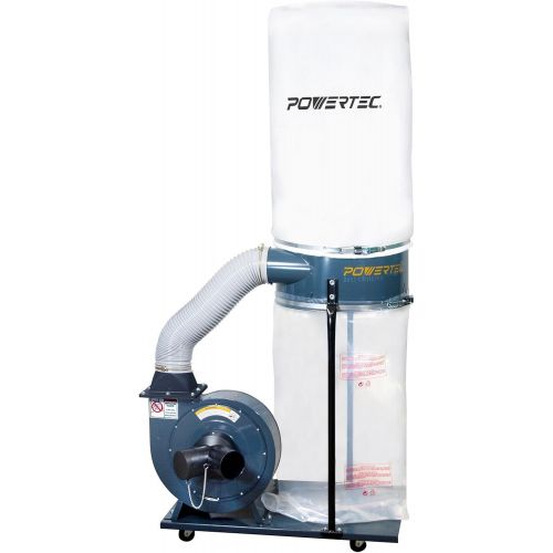  POWERTEC DC1512 1.5 HP Dust Collector