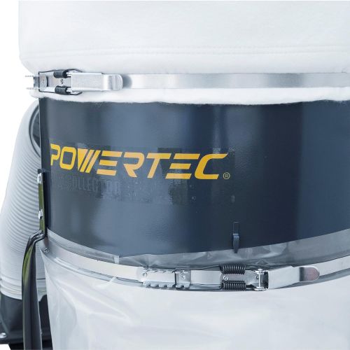  POWERTEC DC1512 1.5 HP Dust Collector