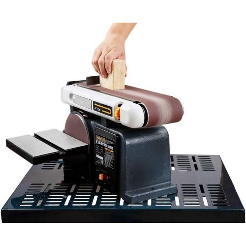  POWERTEC BD4600 Woodworking Belt Disc Sander, 4 x 6-Inch