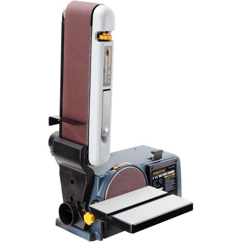  POWERTEC BD4600 Woodworking Belt Disc Sander, 4 x 6-Inch