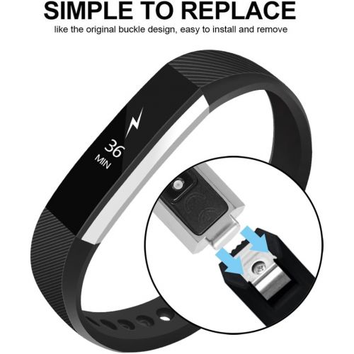  [아마존베스트]POY Compatible Bands Replacement for Fitbit Alta/Fitbit Alta HR, Adjustable Sport Wristbands for Women Men