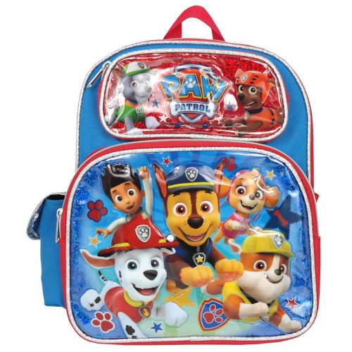  PP Nickelodeon Paw Patrol Boys 12 inch Toddler School Backpack Canvas Book Bag New USA