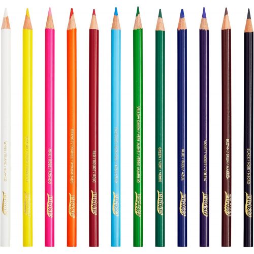  [아마존베스트]PRANG Prang Thick Core Colored Pencils, 3.3 Millimeter Cores, 7 Inch Length, Assorted Colors, 12 Count (22120)