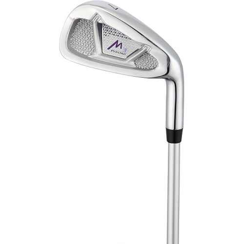  Precise M3 Petite Women’s Right Handed Complete Golf Club Set Includes 12* Driver, 3 Wood, 21* Hybrid, 6-9 Cavity Back Irons, Pitching Wedge, Putter, Deluxe Stand Bag & 3 Headcovers | Stylish Purple