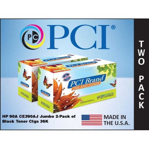  Premium Compatibles CE390A-MAX2PK 36K Maximum Yield Printer Toner Cartridge for HP