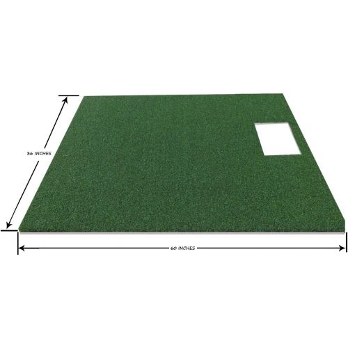  [아마존베스트]PREMIUM PRO TURF 3 x 5 Full Stance Golf Mat for The OptiShot Golf Simulator- 5mm Foam Backing