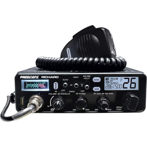  [아마존베스트]PRESIDENT ELECTRONICS President Richard 10 Meter Ham Radio, 50W PEP