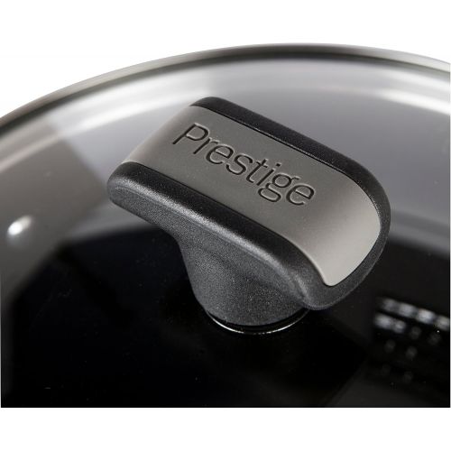  Prestige Duraforge 18cm Saucepan 2.87-Black Dura Forge Stieltopf, schwarz, 1,95 l, Aluminium, 2.87 L, 18 cm