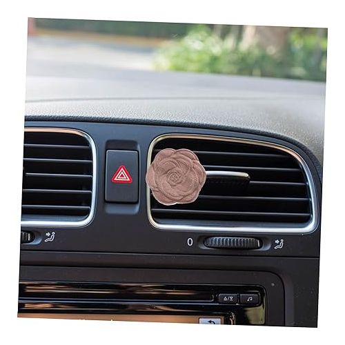  PRETYZOOM 3pcs Aromatherapy Woodware Car Diffuser Aromatherapy Diffuser Essential Oil Diffuser Car Perfume Diffuser Aroma Diffuse Wood Perfume Diffused Wood Magnet Interior Rosewood Office