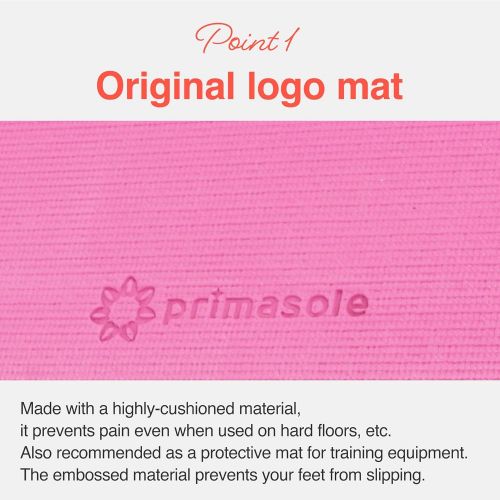  Primasole Yoga Mat with Carry Strap for Yoga Pilates Fitness and Floor Workout at Home and Gym